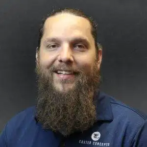 Photo of Josh Barnett. General Manager of Reaction Industries. Powered by Caster Concepts